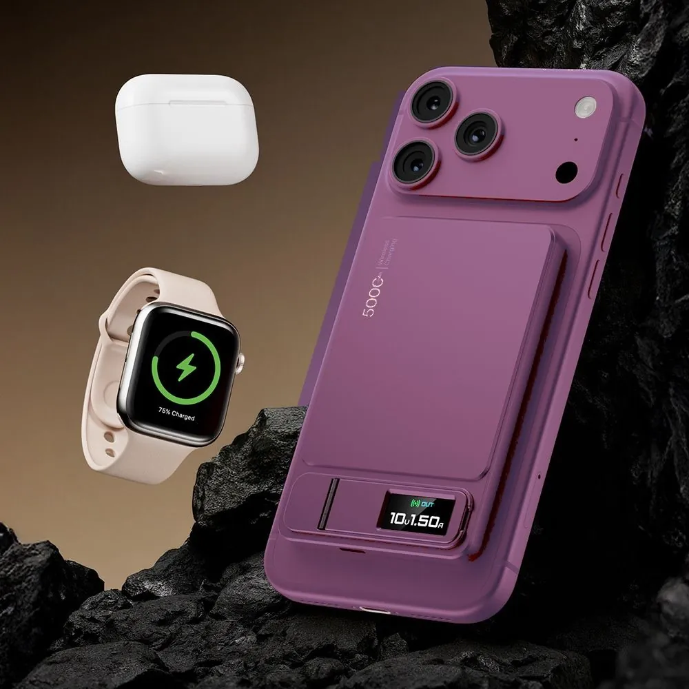 Pin sạc từ tính 5000mAh C1 màu tím